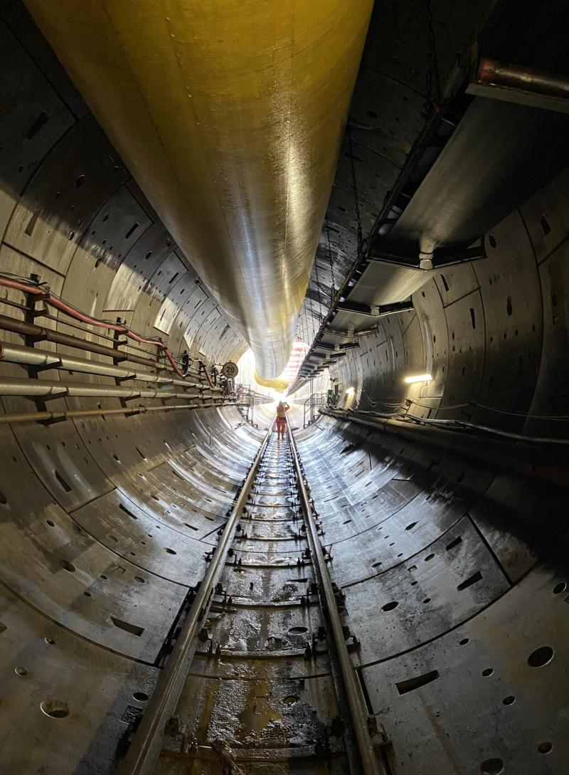 Participation in the UK's Longest Tunnel Dr. Sauer & Partners